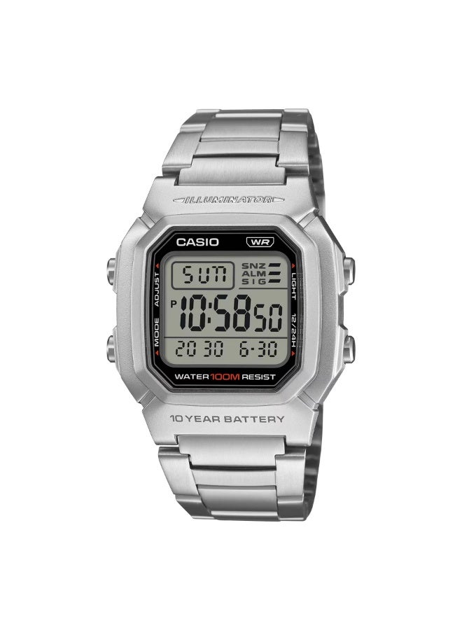 Digital Men's Wrist Watch W-800HD-1AVDF - 44.2 × 36.8 × 13.4 mm